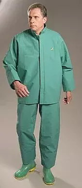 DUNLOP Protective Footwear, Chemtex Jacket/Hood, 7103400.3X, Size 3X US