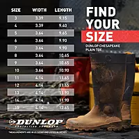 DUNLOP 8677508 Chesapeake Boots, 100% Waterproof PVC, Lightweight And Durable Protective Footwear, Size 8