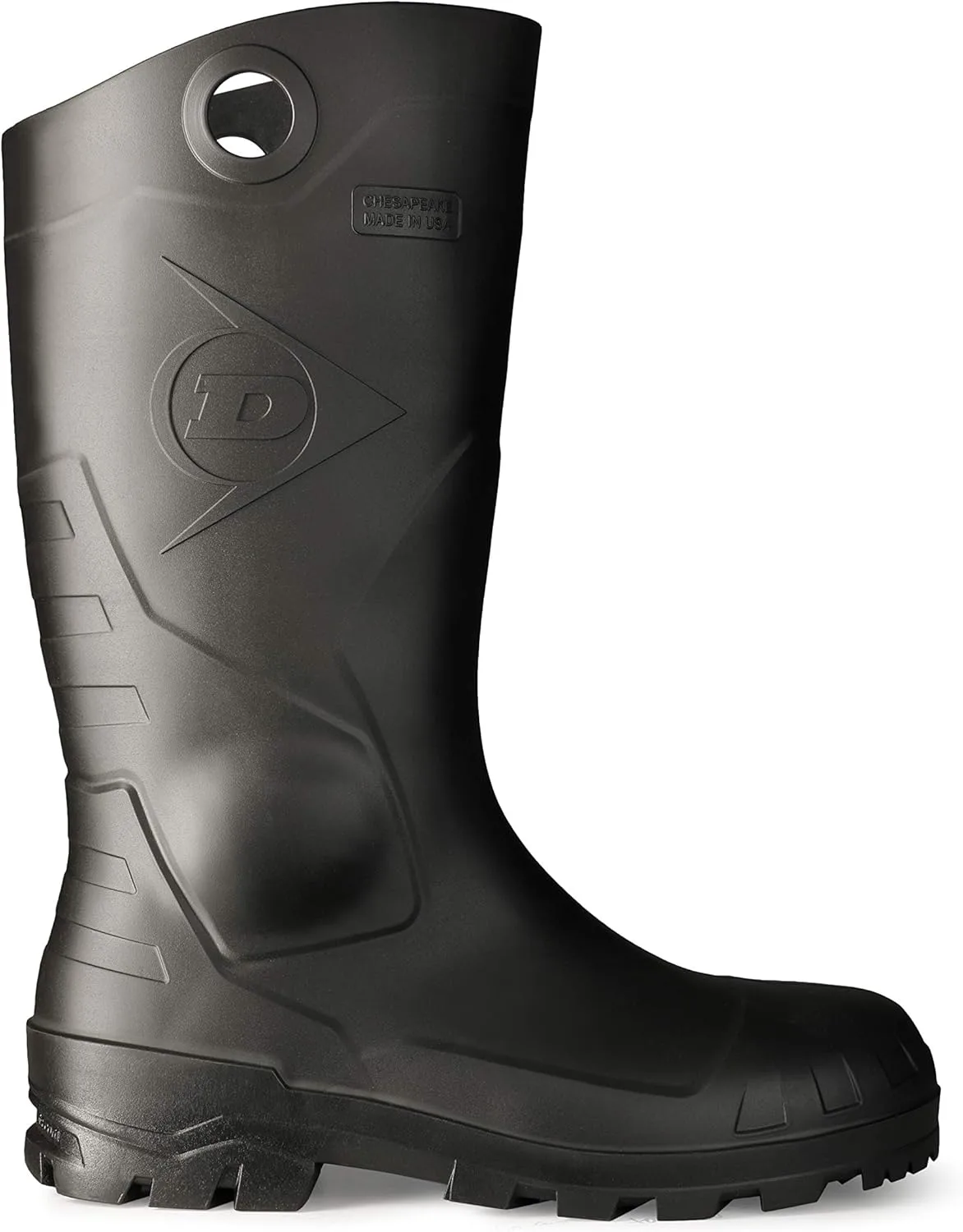 DUNLOP 8677508 Chesapeake Boots, 100% Waterproof PVC, Lightweight And Durable Protective Footwear, Size 8