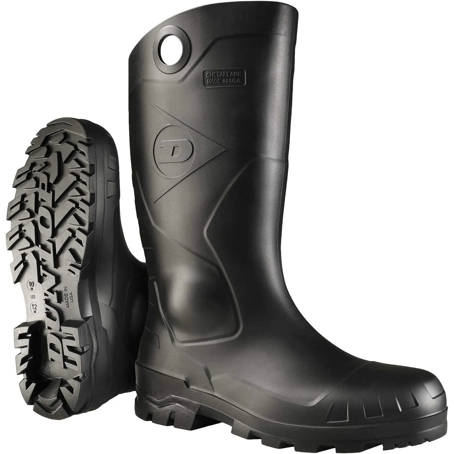 DUNLOP Men's Chesapeake Ankle Boot 6 Wide Black