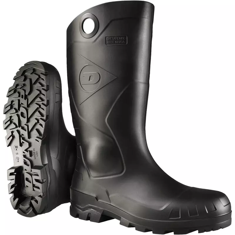 DUNLOP Men's Chesapeake Ankle Boot 6 Wide Black