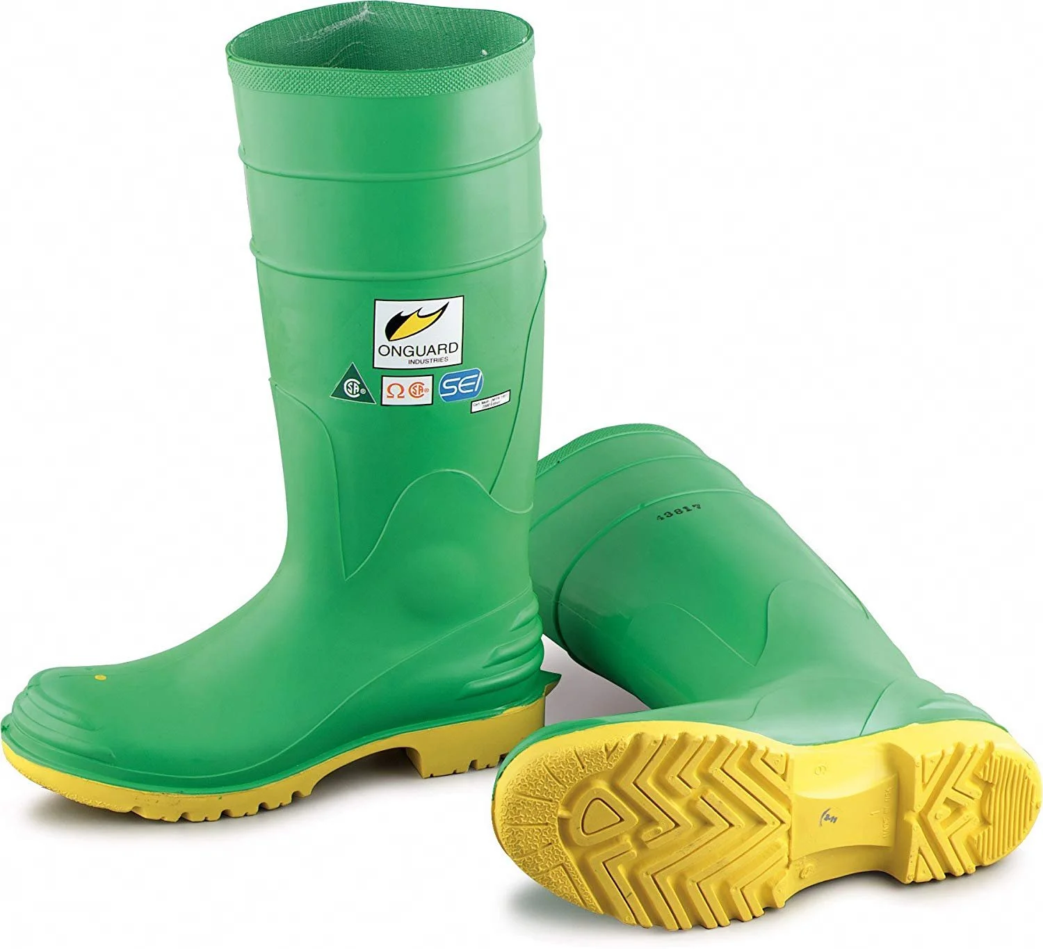 DUNLOP Hazmax 16in PVC Steel Toe Work Boot