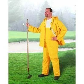 DUNLOP Unisex Adult Heavy Duty X-Large Yellow Rain Jacket