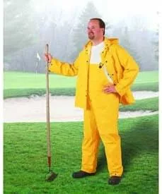 Rain & Chemical Wear; Garment Style: Rain Jacket ; Size: 3X-Large ; Gender: Unisex ; Color: Yellow ; Material: Polyester