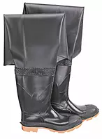 Dunlop Protective Footwear, Hip Wader Black Steel Toe, 8605600.11, Size 11 US