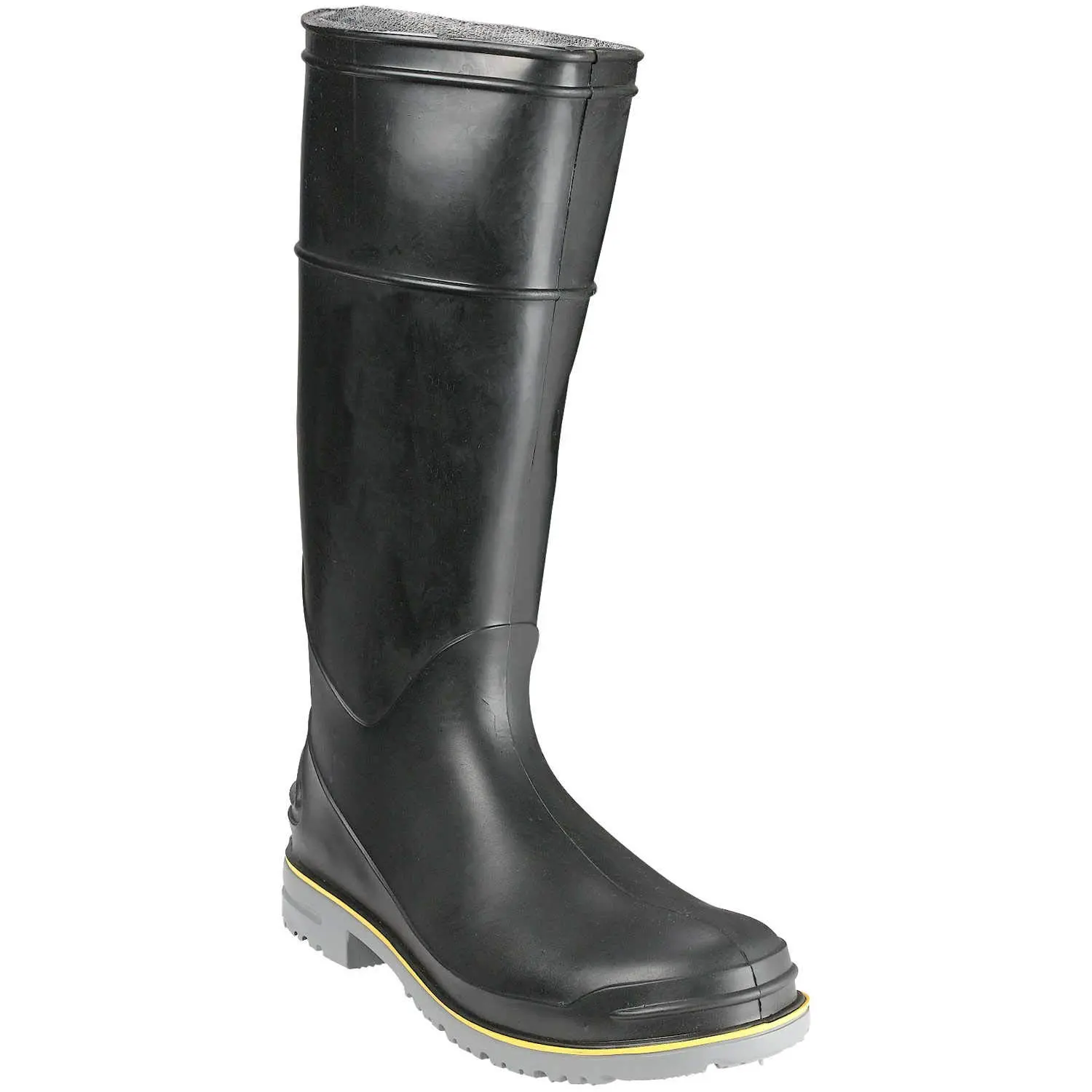 DUNLOP PROTECTIVE FOOTWEAR ONGUARD 89904 Polyblend PVC Flex 3 Knee Boots with Power-Lug Outsole