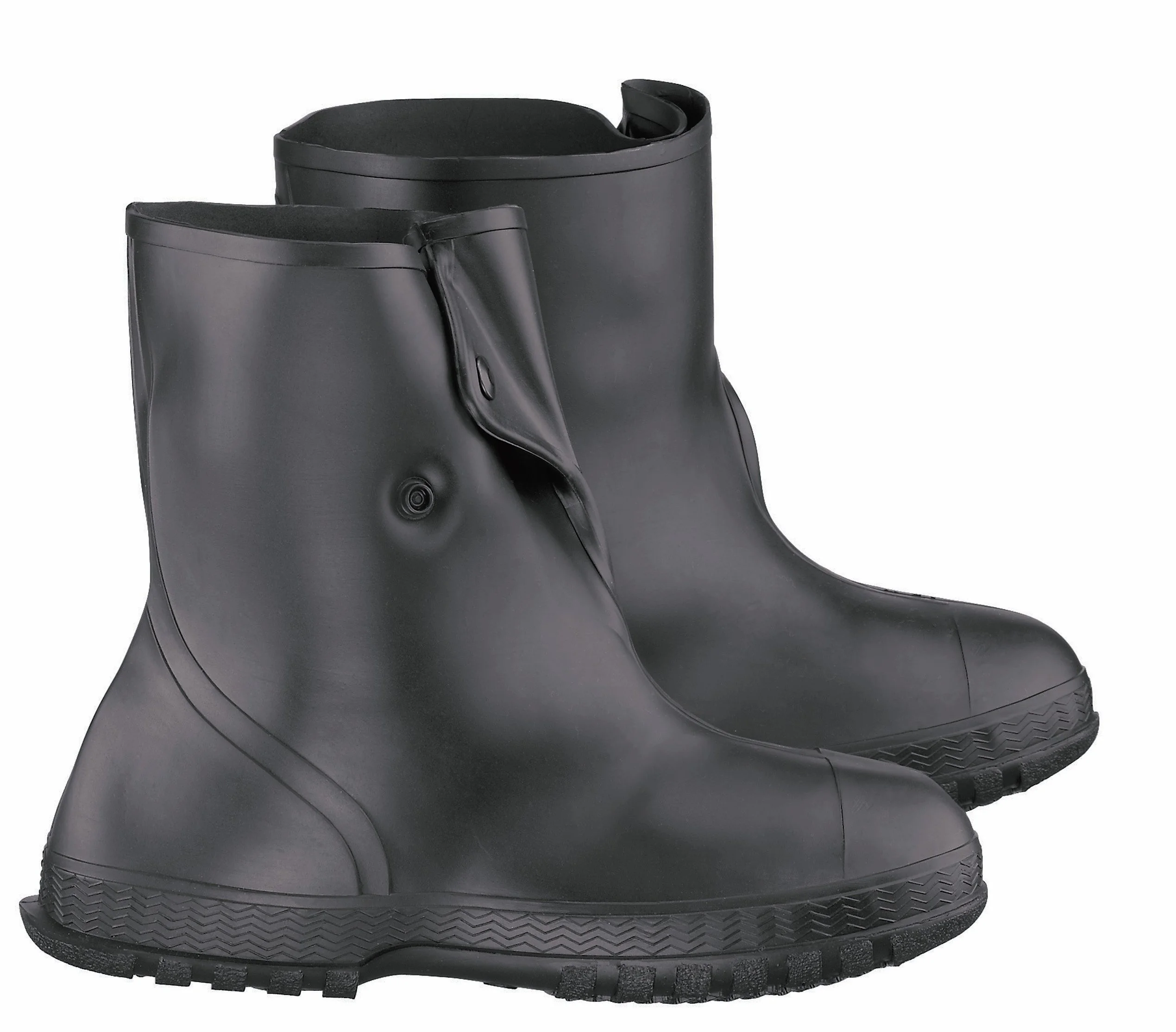 DUNLOP Men's Overshoe with 4-Way Cleated Outsole, X-Large (Size 12-13) - Black