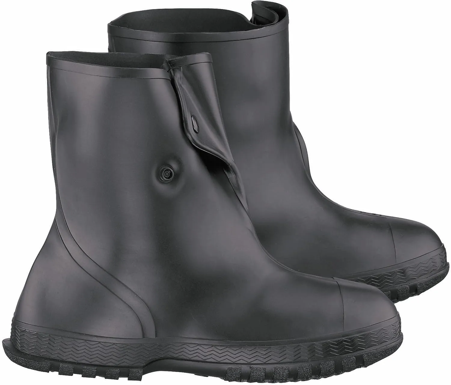 DUNLOP Men's Overshoe with 4-Way Cleated Outsole, X-Large (Size 12-13) - Black