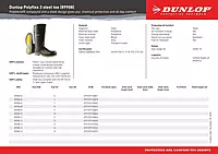 Dunlop Protective Footwear, 15" Flex 3 St, 100% Waterproof, Superior Resistance to fats, Oils and Chemicals, 8990800.14