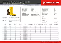 Dunlop Purofort EA61231 - Foodpro Multigrip Safety Shoe Yellow/Black