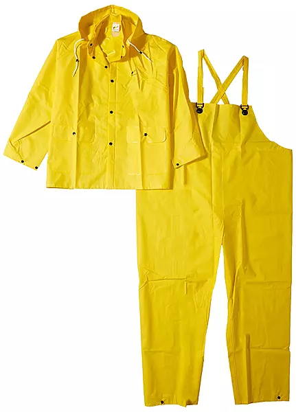 DUNLOP Protective Footwear, Tuftex 3 Pc Suit, 7801700.4X, Size 4X US