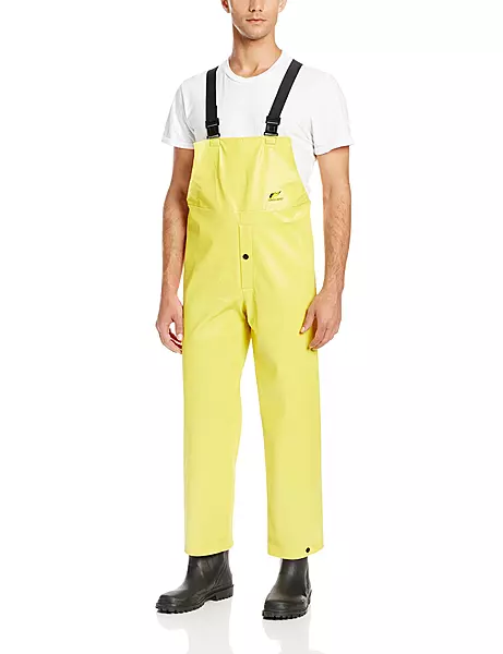DUNLOP Protective Footwear, Webtex Bib Overall with fly front, 7605200.SM, Size SM US