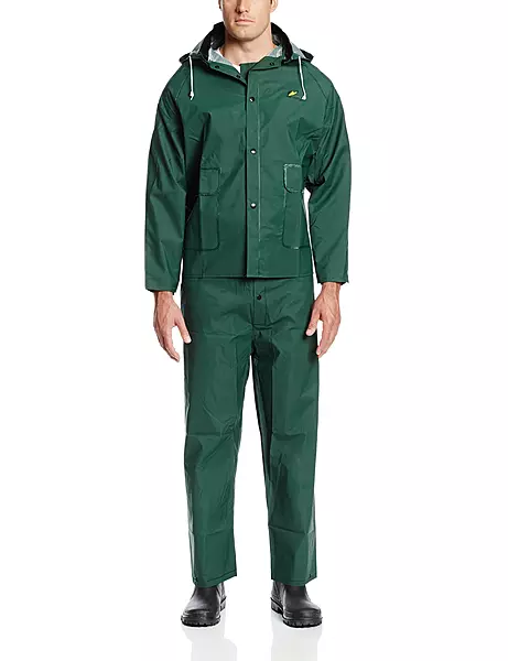 DUNLOP Protective Footwear, Webtex Jacket with Att Hood, 7603400.LG, Size LG US