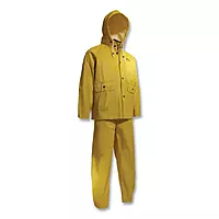ONGUARD Webtex 3-Piece Rain Suit, Bib Pants, Size 2X-Large, Yellow