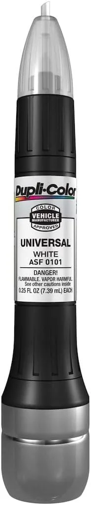 Dupli-Color ASF0101 Universal White Scratch Fix All-in-1 Touch-Up Paint - 0.5 oz. (ASF0101)
