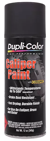 Dupli-Color BCP105 Brake Caliper Spray Paint - Matte Black - 12 oz