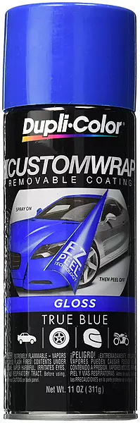 Dupli-Color Custom Wrap Removable Coatings, Gloss, True Blue, 11 oz