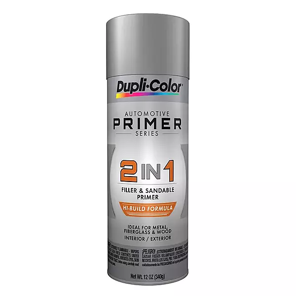 Dupli-Color DAP1700 2-in-1 Hi-Build Filler & Sandable Primer Spray Paint - 12 oz. Aerosol Can