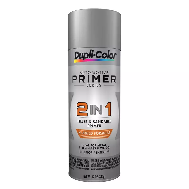 Dupli-Color DAP1700 2-in-1 Hi-Build Filler & Sandable Primer Spray Paint - 12 oz. Aerosol Can