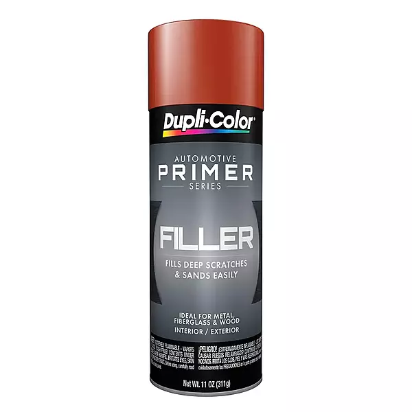 Dupli-Color FP102 Scratch Filler Primer, Red – 11 oz. Aerosol Can