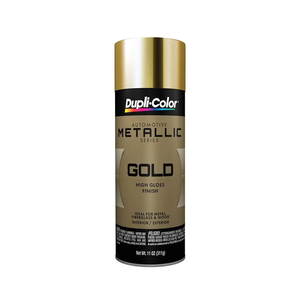 Dupli-Color EGS100007 Instant Enamel Metallic Automotive Paint – Gold Spray Paint - 11 oz. Aerosol Can