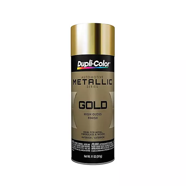 Dupli-Color EGS100007 Instant Enamel Metallic Automotive Paint – Gold Spray Paint - 11 oz. Aerosol Can