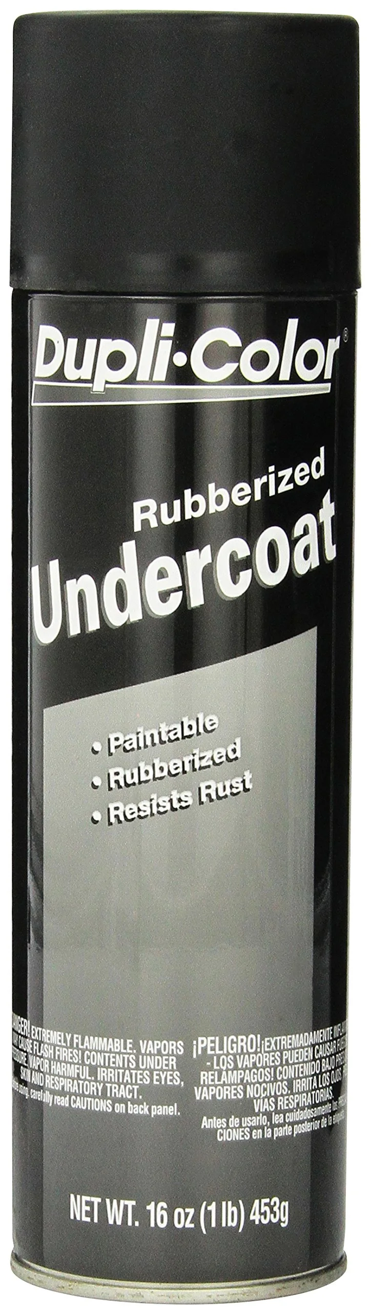 Dupli-Color EUC101A00 Paintable Rubberized Undercoat – Black Automotive Spray Paint