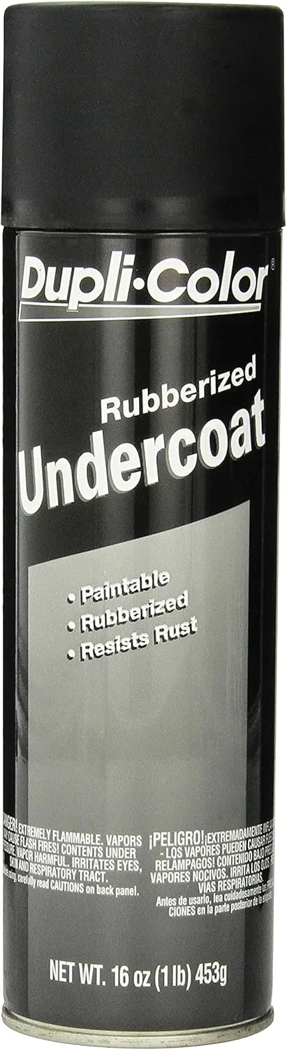 Dupli-Color EUC101A00 Paintable Rubberized Undercoat – Black Automotive Spray Paint