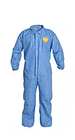 DuPont ProShield 10 Disposable Protective Coverall with Serged Seams, Elastic Cuff and Ankles, Blue, 3X-Large, 25-Pack