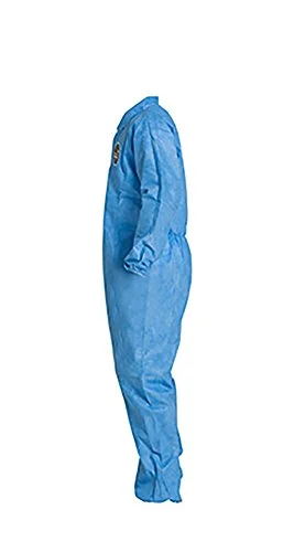 DuPont ProShield 10 Disposable Protective Coverall with Serged Seams, Elastic Cuff and Ankles, Blue, 3X-Large, 25-Pack