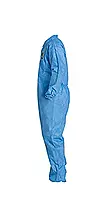 DuPont ProShield 10 Disposable Protective Coverall with Serged Seams, Elastic Cuff and Ankles, Blue, 3X-Large, 25-Pack