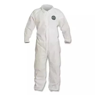 DuPont Personal Protection PB125SWHLG00 Large White SafeSPEC 2.0 ProShield Basic Di (Pack of 25)