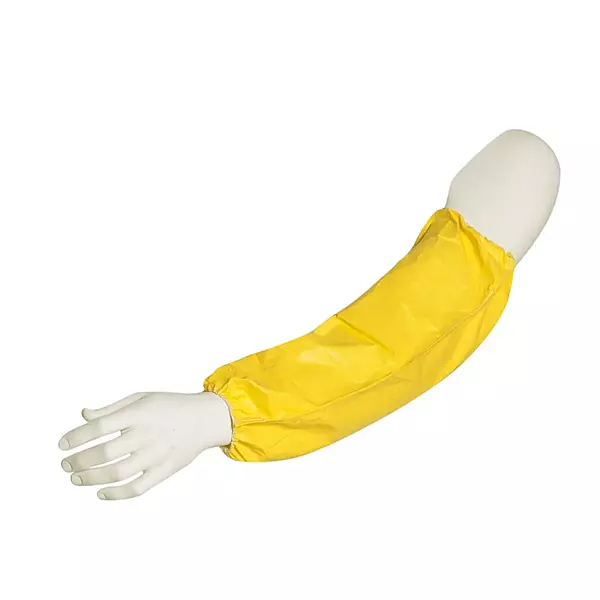 DuPont Tychem 2000 18-Inch Sleeve with Elastic at Both Ends and Bound Seams, Yellow, Universal, 200-Pack