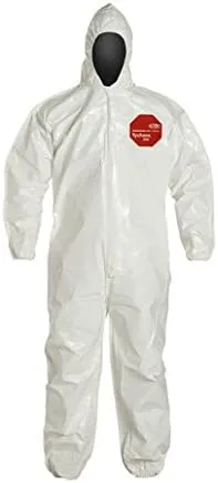 DuPont Tychem 4000 Coverall, Hooded, Zipper Front - 3X-Large