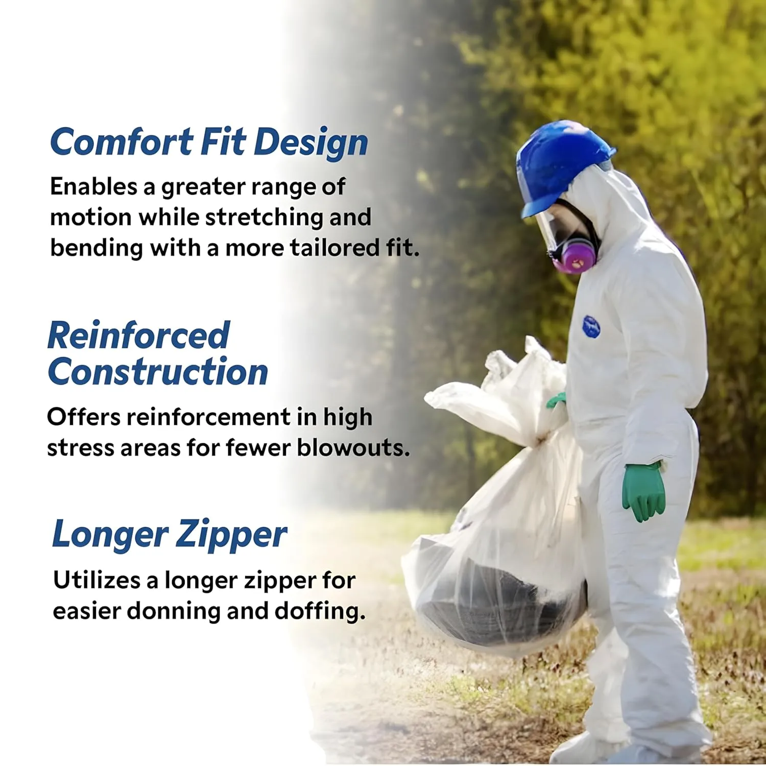 DuPont Tyvek 400 TY303S Disposable Shirt with Open Cuff, White, Medium (Pack of 50) 50-pack White Medium