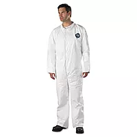 DuPont™ Tyvek® 400 Coveralls w/Open Wrists & Ankles, 2X-Large, White, 25/Case - 1 Each