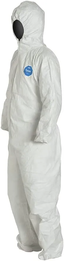 DuPont Tyvek 400 TY127S Disposable Protective Coverall with Respirator-Fit Hood