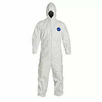 DuPont Tyvek 400 Hooded Coveralls with Elastic Wrists & Ankles by DuPont