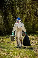 DuPont Tyvek 400 Hooded Coveralls with Elastic Wrists & Ankles by DuPont