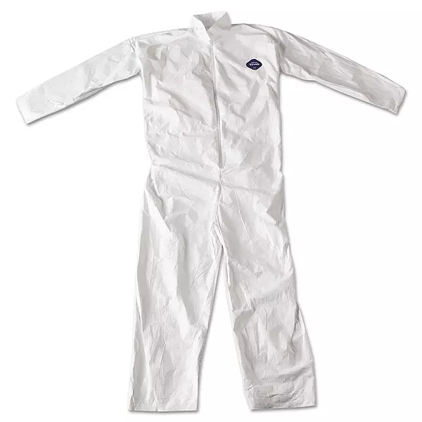 DuPont Tyvek Coveralls, White, XXXX-Large, 25 Coveralls (DUP TY120S4XL)