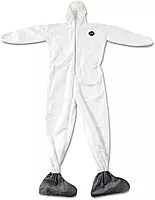 E.I. DUPONT DE NEMOURS - Tyvek Elastic-Cuff Hooded Coveralls W/boots, White, 4x-Large, 25/carton (DUPTY122S4XL) (TY122S4XL)