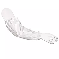 Ors Nasco Tyvek Isoclean Sleeves, 18 in, White, One Size Fits Most, 100-carton