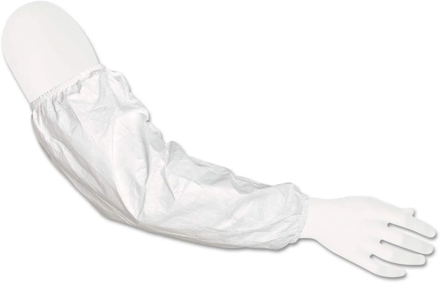 Ors Nasco Tyvek Isoclean Sleeves, 18 in, White, One Size Fits Most, 100-carton