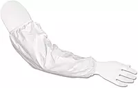 Ors Nasco Tyvek Isoclean Sleeves, 18 in, White, One Size Fits Most, 100-carton