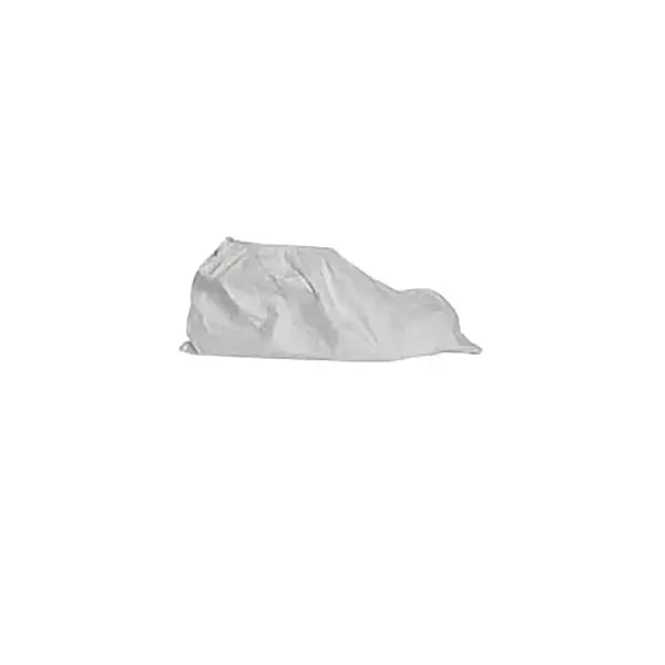 DuPont TY450SWH000200LG Large White 16" Safespec 2.0 5.7 mil Tyvek Disposable Shoe Cover With Elastic Closure (200 Per Case)