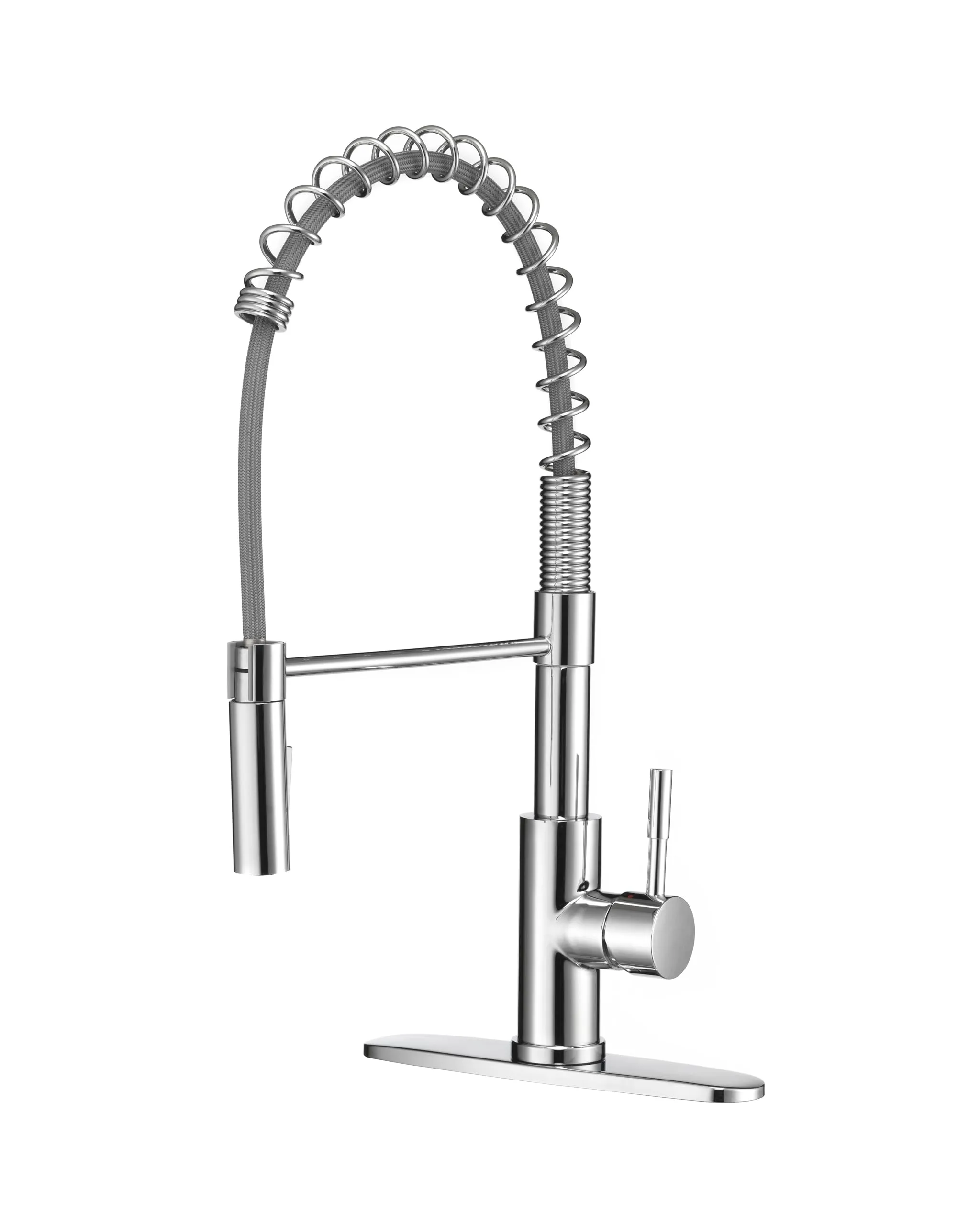 Dura Faucet DF-MK504SLK RV Swivel High-Arc Pull-Down Kitchen Faucet