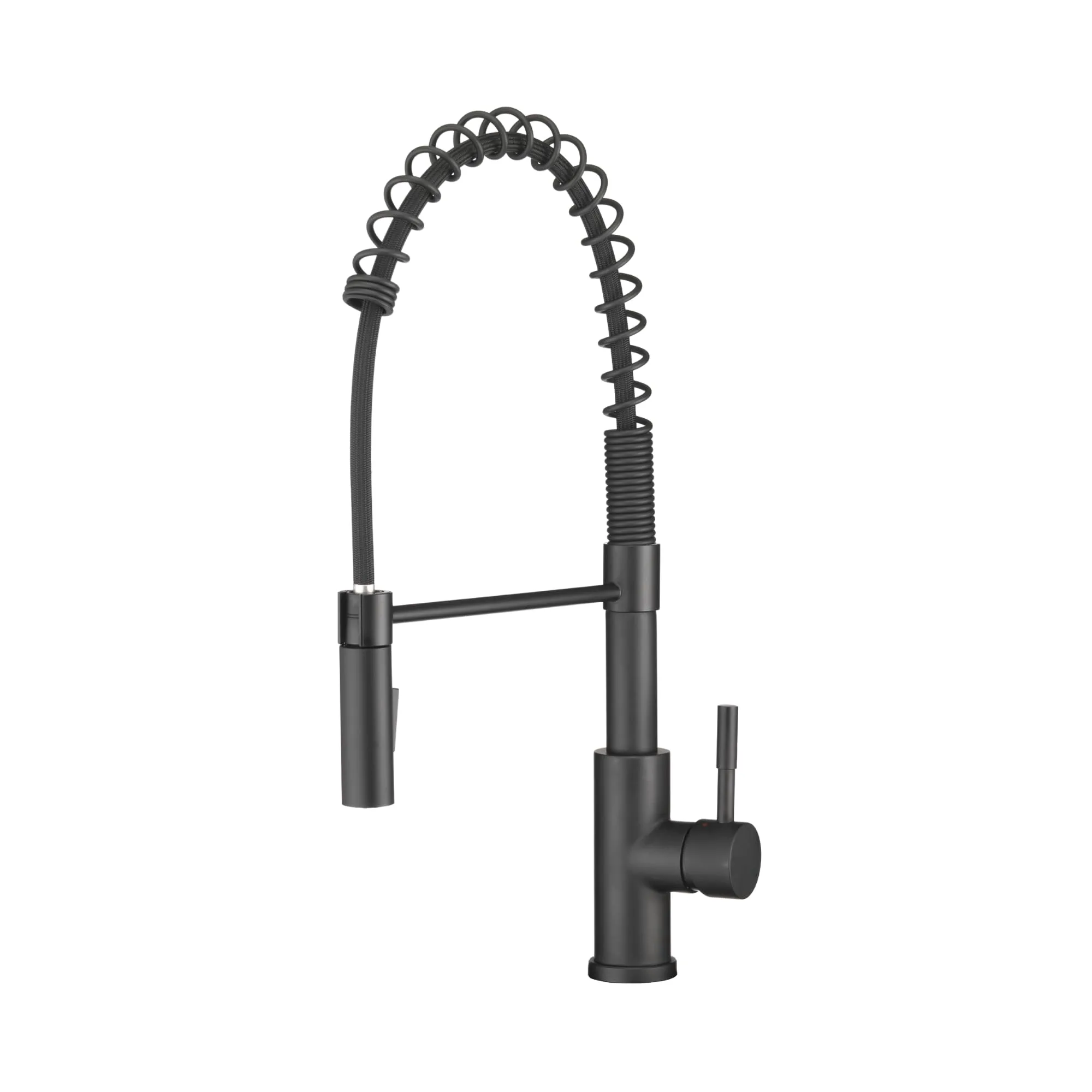 Dura Faucet DF-MK504SLK RV Swivel High-Arc Pull-Down Kitchen Faucet