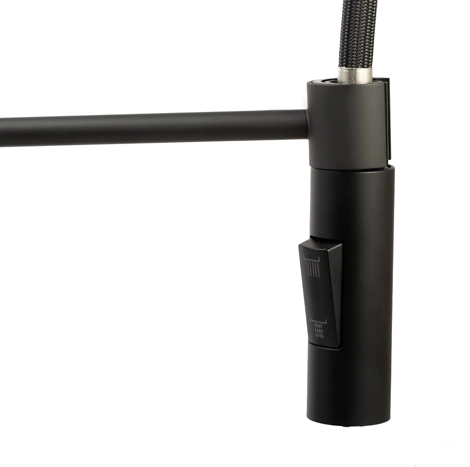 Dura Faucet DF-MK504SLK RV Swivel High-Arc Pull-Down Kitchen Faucet