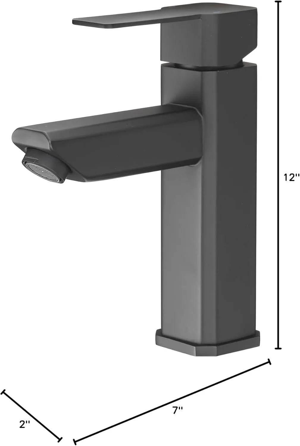 Dura Faucet DF-ML803LQ Modern Angular RV Lavatory Faucet