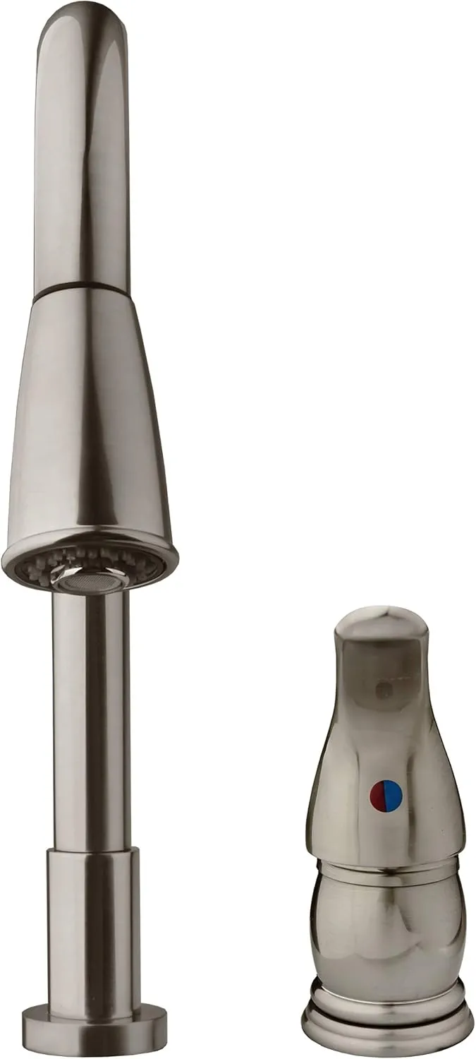 Dura Faucet DF-NMK503 RV Pull-Down Kitchen Sink Faucet with Side Lever